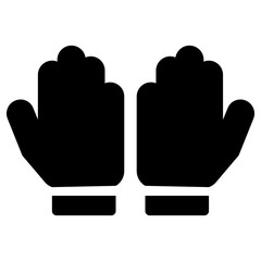 hands icon, simple vector design