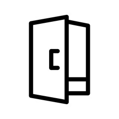 Door Icon Vector Symbol Design Illustration