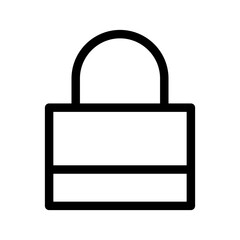 Lock Icon Vector Symbol Design Illustration