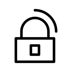 Lock Icon Vector Symbol Design Illustration