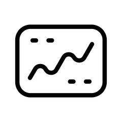 Chart Icon Vector Symbol Design Illustration