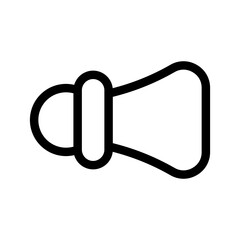 Horn Icon Vector Symbol Design Illustration