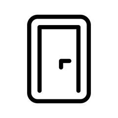 Door Icon Vector Symbol Design Illustration