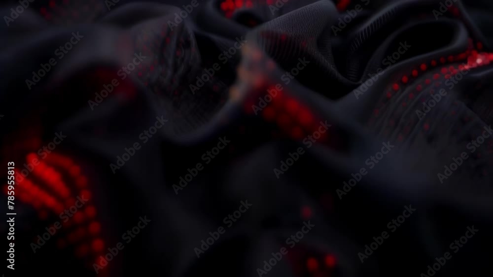 Poster a closeup of a breathable fabric material used for posture correction with embedded electrodes to st