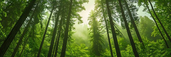 a green forest