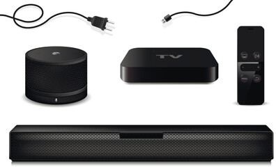 TV set-top box, soundbar and smart speaker