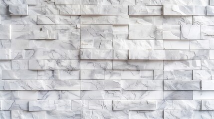 Modern White Marble Tile Wall Texture