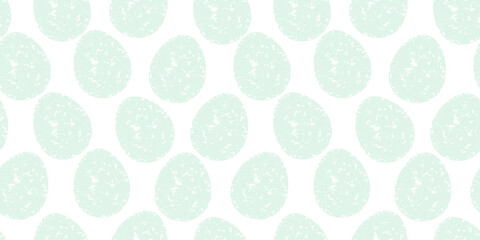 Cute illustration with colorful Easter eggs with watercolor texture, spring banner