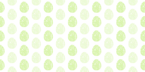 Cute illustration with colorful Easter eggs with watercolor texture, spring banner