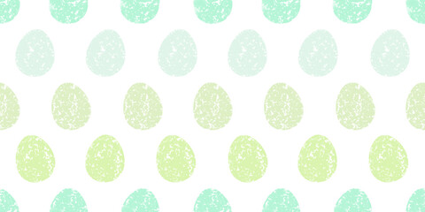 Cute illustration with colorful Easter eggs with watercolor texture, spring banner