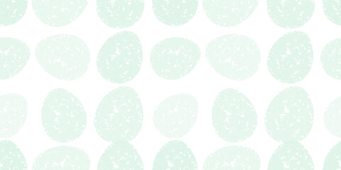 Cute illustration with colorful Easter eggs with watercolor texture, spring banner