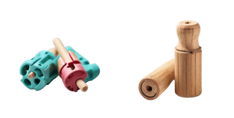 set of peg isolated on transparent background