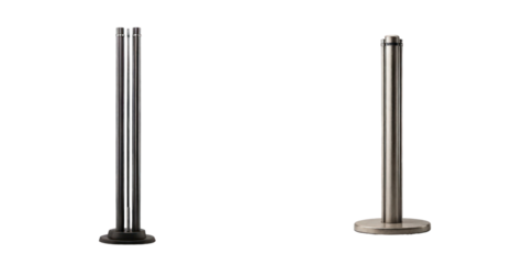 set of pole isolated on transparent background