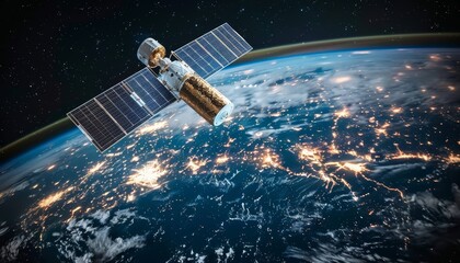Cutting edge satellite for global connectivity and precision gps navigation system