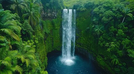 Tropical Waterfall Paradise