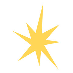 Sparkling Yellow Star