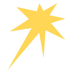 Sparkling Yellow Star