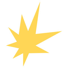 Obraz premium Sparkling Yellow Star