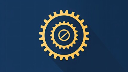 Naklejka premium Industrial Flag Symbolizing a Strong Economy and Heritage