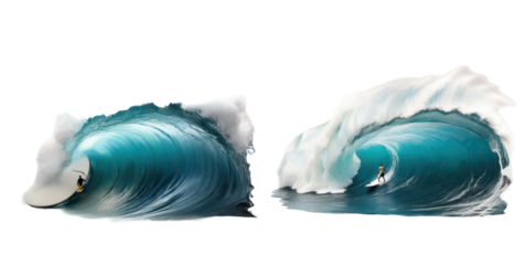 set of wafe isolated on transparent background