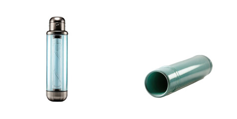set of tube isolated on transparent background