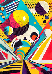 ユニークで芸術的なデジタルイラスト