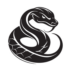 Viper snake image, logo design, art, Vector Image, snake illustration