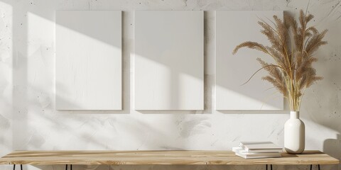 Wall Art Mockups Minimalistic Concept