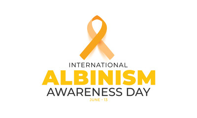 International Albinism Awareness Day. background, banner, card, poster, template. Vector illustration.