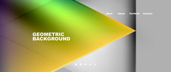 The geometric background features a rectangle with a triangle in the middle, creating a modern and stylish design. The electric blue color adds a pop of color, perfect for a brand logo or graphics