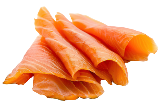 smoked salmon
.isolated on white background
