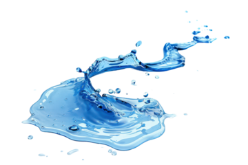 spill water drop on the floor
.isolated on white background