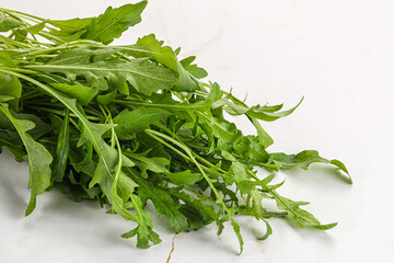 Fresh tasty natural organic rucola