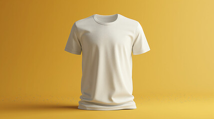 無地の白いTシャツ