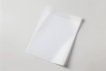 Blank paper mockup created with Generative AI