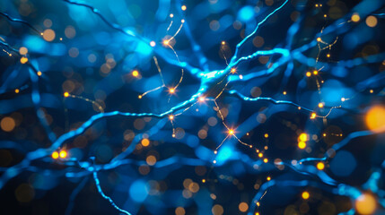 Abstract image of neural connections