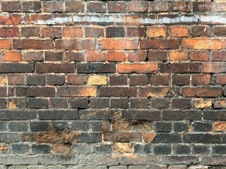 abandoned old concrete brick wall texture grunge background - 785989042