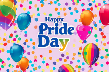Happy pride day celebration