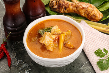 Thai traditional Tom Yum with chicken