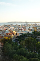 Fototapeta na wymiar The view from San Fernando’s Castle, Alicante, Spain 