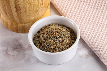 Anise sseds aroma in the bowl