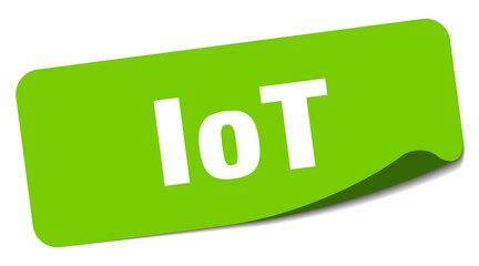 iot sticker. iot label