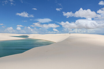 white sand dunes