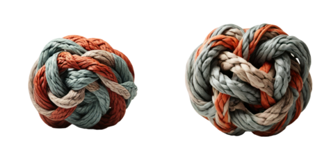 set of knot isolated on transparent background