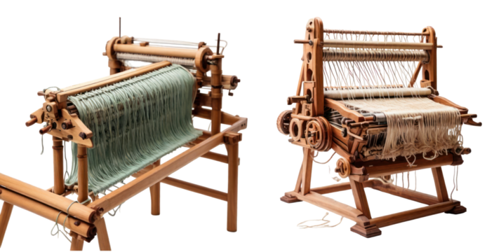 set of loom isolated on transparent background