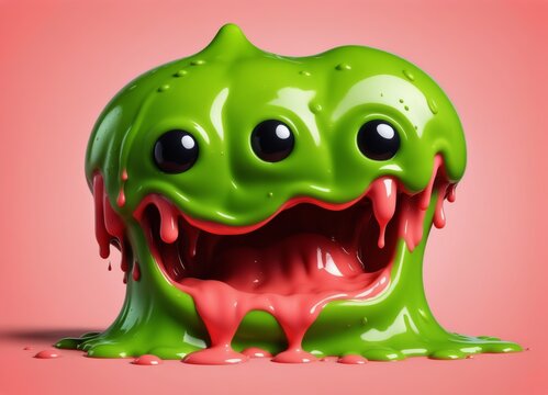 green slimy monster