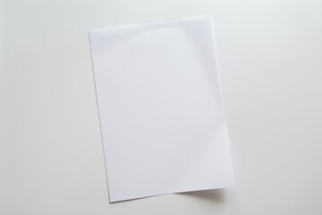 Blank paper mockup created with Generative AI