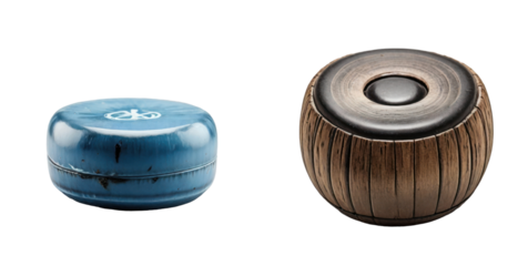 set of puck isolated on transparent background