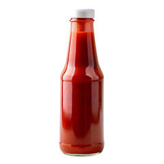 Bbq sauce bottle isolated on transparent background