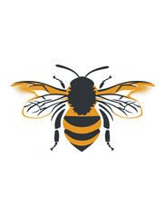 Bee icon illustration